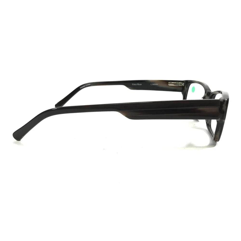 Cole Haan Eyeglasses Frames CH 241 BROWN LAMINATE Rectangular Full Rim 51-17-140